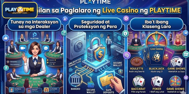 Gabay sa Pagsisimula sa Live Casino ng PLAYTIME