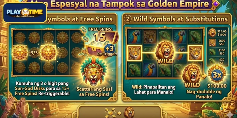 Mga Espesyal na Tampok sa Golden Empire