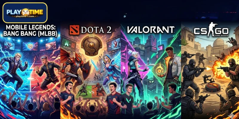 Mga Nangungunang Nakakapanabik na Laro sa Esports sa PLAYTIME