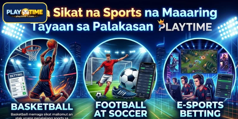 Mga Sports na Madalas Tayaan sa Palakasan PLAYTIME