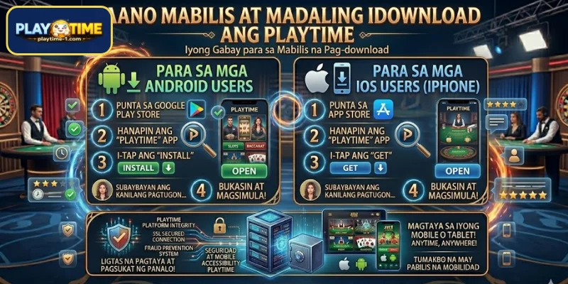Paano Mabilis at Madaling I download ang PLAYTIME